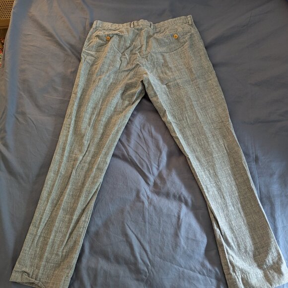 JCrew Men's 32x32 Bowery Pants Grey - Picture 2 of 4